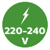 220-240V