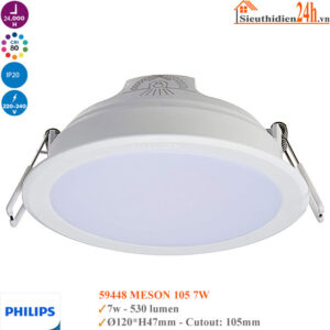 Đèn Led Âm Trần Meson 59448 Philips 7w