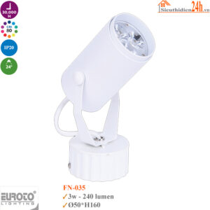 Đèn rọi đế ngồi Euroto FN-035 3w