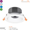 Đèn Spotlight Âm Trần Euroto LA-241 7W Đèn Spotlight âm trần Euroto LA-241 7w
