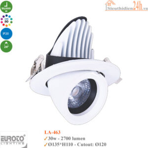 Đèn Spotlight âm trần Euroto LA-463 30w