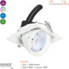 Đèn Spotlight âm trần Euroto LA-511 12w