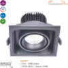 Đèn Spotlight âm trần Euroto LA-567 12w