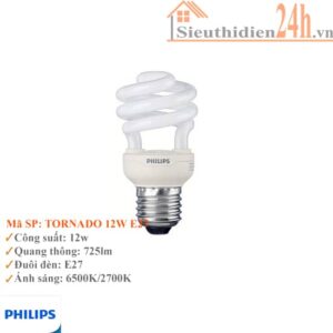 Bóng đèn Compact Philips Tornado 12w