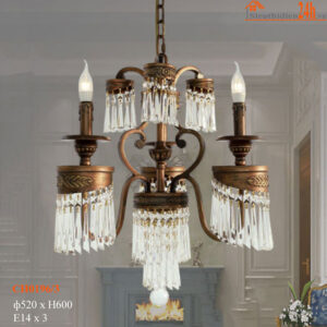 Đèn Chùm Cổ Điển Slister CH-0196 Đèn chùm cổ điển Slister CH-0196/3