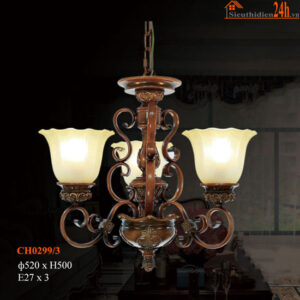 Đèn Chùm Cổ Điển Slister CH-0299 Đèn chùm cổ điển Slister CH-0299/3