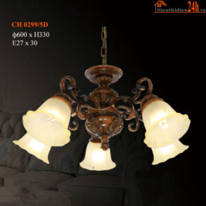 Đèn Chùm Cổ Điển Slister CH-0299 Đèn chùm cổ điển Slister CH-0299/5D