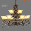Đèn Chùm Cổ Điển Slister CH-0379/8+4 Đèn chùm cổ điển Slister CH-0379/8+4
