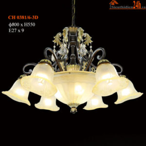 Đèn chùm cổ điển Slister CH-0381/6+3D