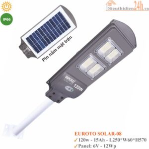 Đèn năng lượng mặt trời Euroto Solar-08 120W