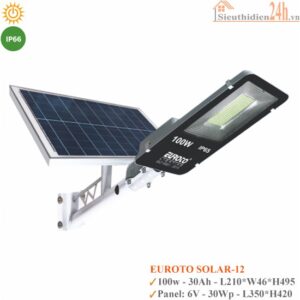 Đèn năng lượng mặt trời Euroto Solar-12 100W