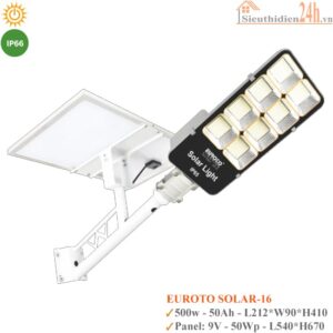 Đèn năng lượng mặt trời Euroto Solar-16 500W