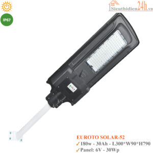 Đèn năng lượng mặt trời Euroto Solar-52 180W