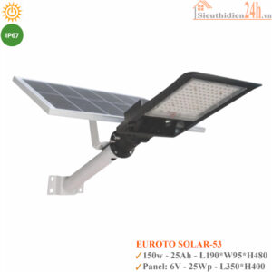 Đèn năng lượng mặt trời Euroto Solar-53 150W