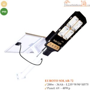 Đèn năng lượng mặt trời Euroto Solar-72 200W