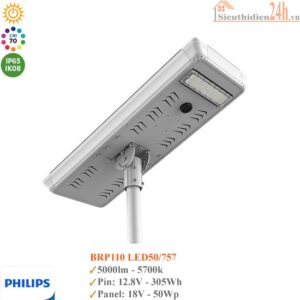 Đèn đường NLMT Philips BRP110 Led50/757