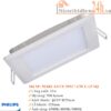 Đèn Led Âm Trần Vuông 12w Philips 59527 Marcasite Đèn Led Âm Trần Vuông 12w Philips 59527 Marcasite