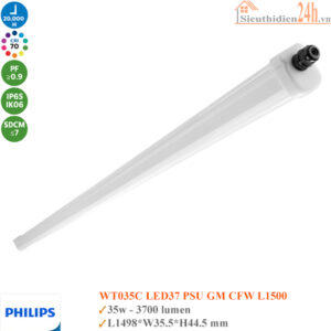 Đèn chống thắm Philips WT035C LED37 PSU GM CFW 1M5