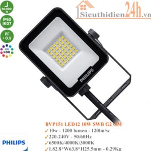 Đèn led pha Philips BVP151 LED12 10W SWB G2 GM