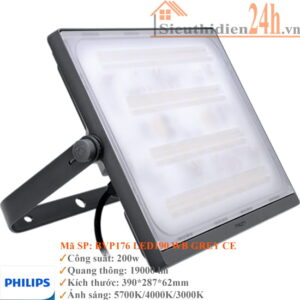 Đèn pha Led 200w Philips BVP176 Led190 wb grey ce