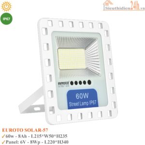 Đèn năng lượng mặt trời Euroto Solar-57 60W