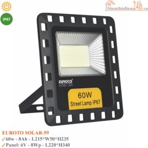 Đèn Pha Led 60w Euroto Solar-59 60W