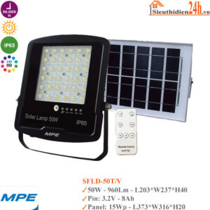 Đèn pha năng lượng mặt trời MPE SFLD 50T/V