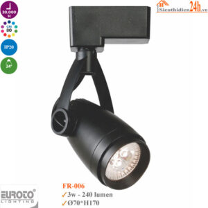 Đèn rọi ray 3w Euroto FR-006