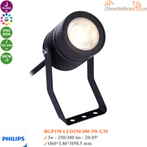 Đèn chiếu cây Philips BGP150 LED250 / LED300 3W GM