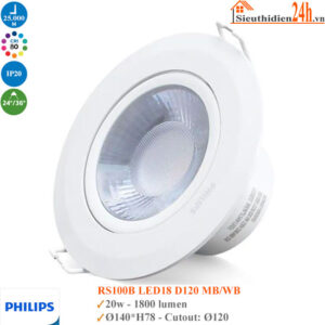 Philips RS100B 20w Led18 D120