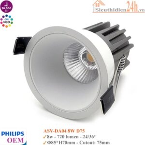 Đèn Spotlight âm trần Philips OEM ASV-DA04 8w