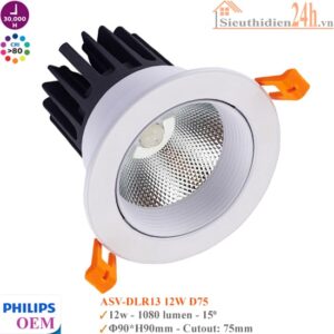 Đèn Spotlight âm trần Philips OEM ASV-DLR13 12w