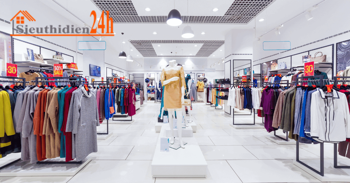 Đèn Trang Trí Cho Shop Thời Trang Hiện Đại