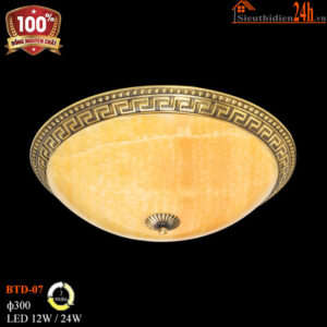 Đèn ốp trần đồng Euroto BTD-07