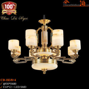 Đèn chùm đồng Euroto CD-183/8+4