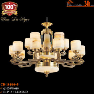 Đèn chùm đồng Euroto CD-184/10+5