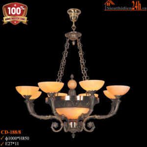 Đèn chùm đồng Euroto CD-188/8