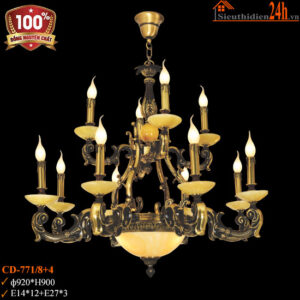 Đèn chùm đồng Euroto CD-771/8+4