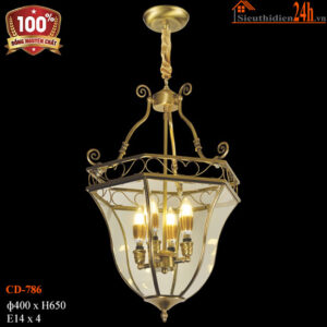 Đèn thả trần cổ điển Euroto CD-786