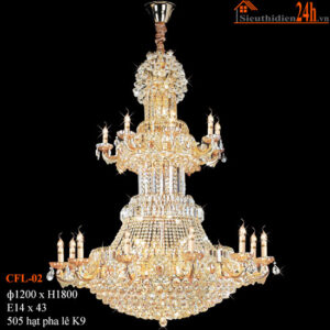 Đèn chùm pha lê Euroto CFL-02