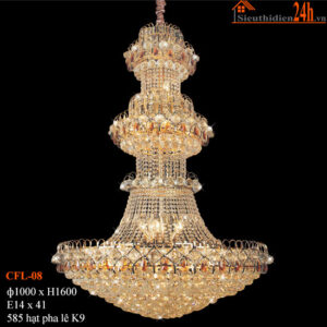 Đèn chùm pha lê Euroto CFL-08