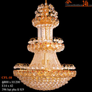 Đèn chùm pha lê Euroto CFL-10