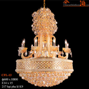 Đèn chùm pha lê Euroto CFL-13