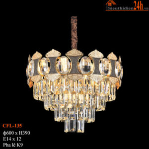 Đèn chùm pha lê Euroto CFL-135