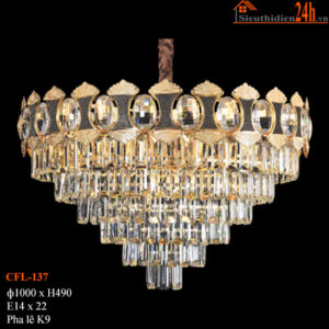 Đèn chùm pha lê Euroto CFL-137