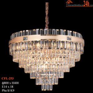Đèn chùm pha lê Euroto CFL-253