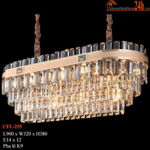 Đèn chùm pha lê Euroto CFL-255