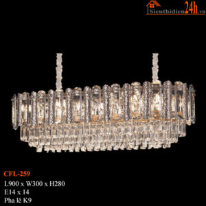 Đèn chùm pha lê Euroto CFL-259