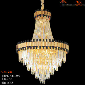 Đèn chùm pha lê Euroto CFL-263