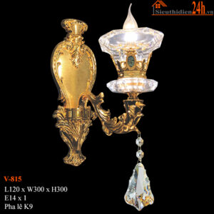 Đèn tường pha lê Euroto V-815